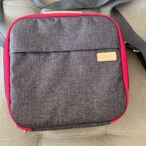Cricut Gray and Pink Crossbody Bag - Compact Carry Case